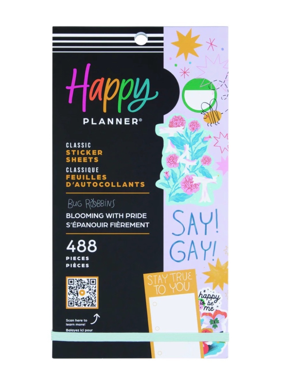 The Happy Planner Bug Robbins x Happy Planner Blooming With Pride